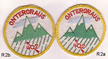 Lodge #402 Onteroraus R2a and R2b