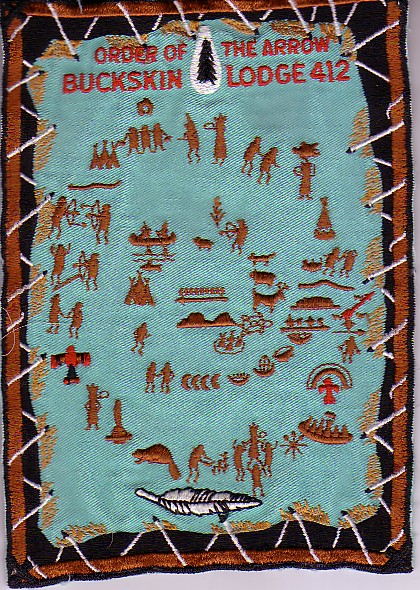 Buckskin Lodge#412 J2 - Turquoise Background