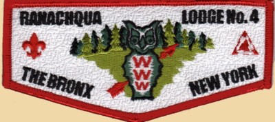 Ranachqua Lodge #4 New Issue S30 Vigil Flap