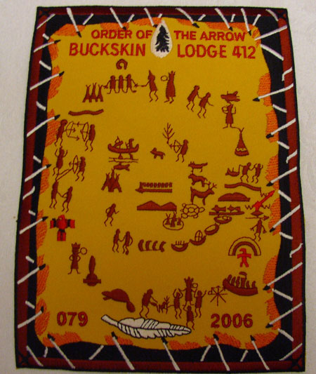 Buckskin Lodge #412 Jacket Patch J6