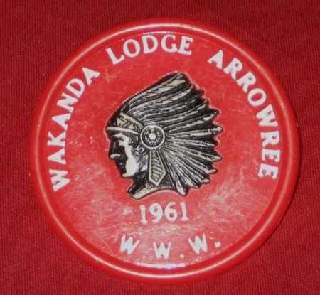 Wakanda Lodge #186 Arrowree 1961 Neckerchief Slide