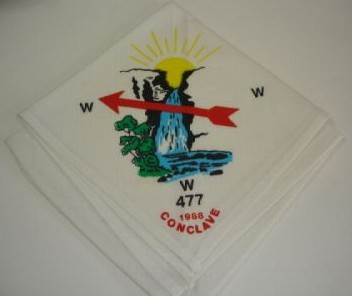 Gajuka Lodge #477 1988 Conclave Neckerchief N1.5