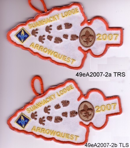 Suanhacky Lodge #49 Event Patch Variation eA2007-2a and eA2007-2b