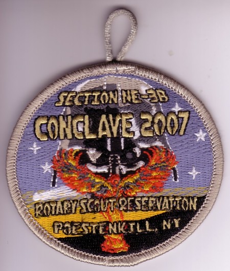 Section NE-3B 2007 Conclave Pocket Patch