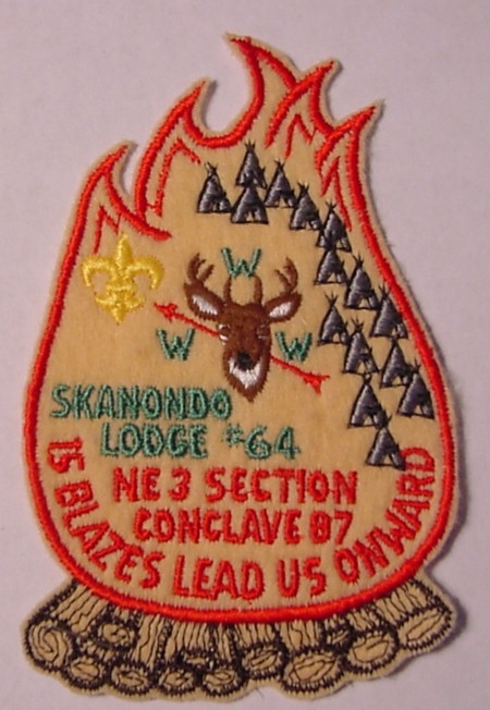 Section NE-3 1987 Section Conclave Pocket Patch