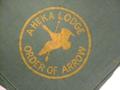 Unkown Aheka Lodge #359 Neckerchief