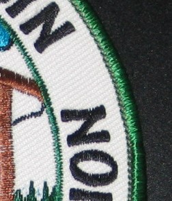 Close up Buckskin Lodge #412 J2.5a Twill Right Variety
