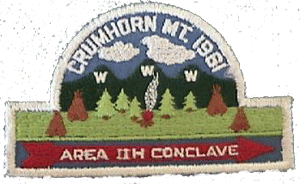 Area 2-H 1961 Conclave Patch