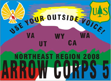 Northeast Region ArrowCorps5 Pocket Patch