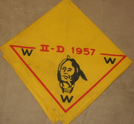 2d-1957-n Area 2-D 1957 Conclave Neckerchief