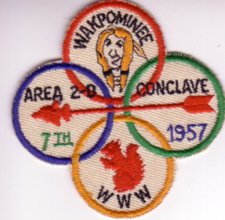 Area 2-D 1957 Conclave Patch