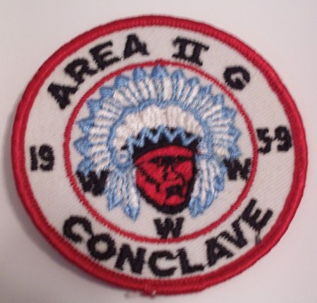 Area 2-G 1959 Conclave Pocket Patch