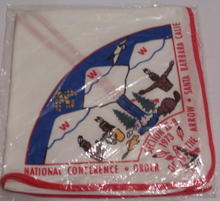 ne-2b-1973-noac-neckerchief Section NE-2B 1973 NOAC Contingent Neckerchief