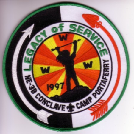 ne-3b-1997-jacket-patch Section NE-3B 1997 Conclave Jacket Patch
