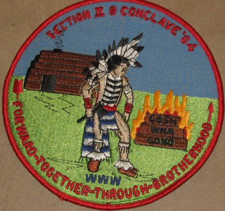 ne2b-1984-j Section NE-2B 1984 JAcket Patch