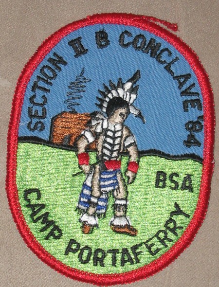 ne2b-1984-x NE-2B 1984 Conclave Pocket Patch