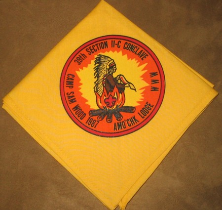ne2c-1987-n 1987 Section NE-2C Conclave Neckerchief