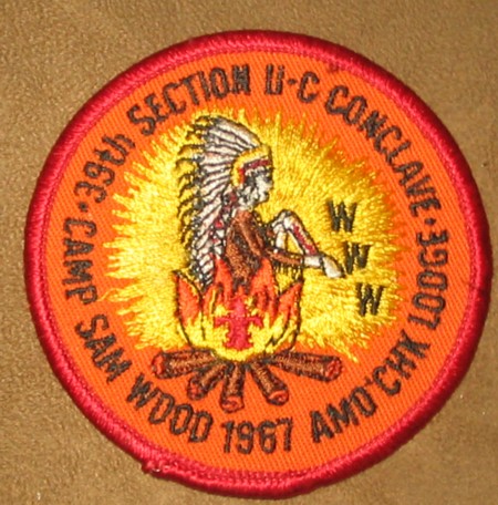 ne2c-1987-r Section NE-2C 1987 Conclave Pocket Patch