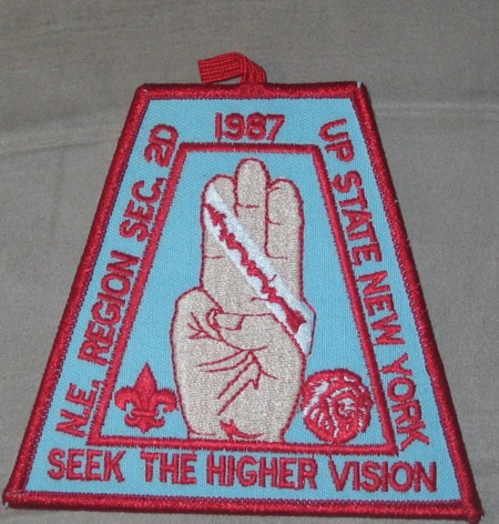 ne2d-1987-x Section NE-2D 1987 Conclave Patch