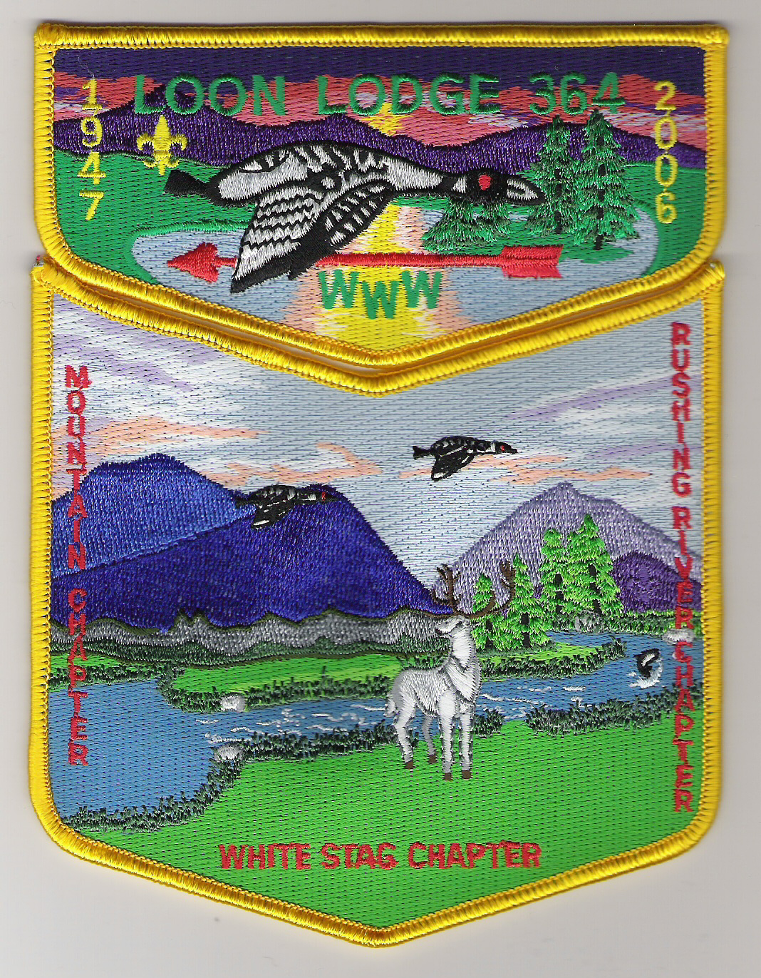 loon-lodge-final-memorial-flap Loon Lodge #364 Memorial Set 1947-2006 S22 X6