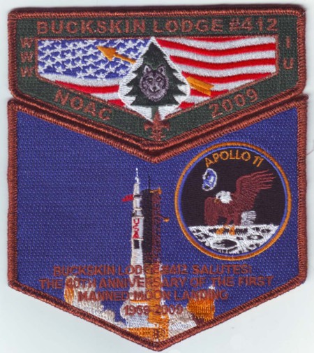 412-s59-x23-rocket Buckskin Lodge #412 S59 X23 2009 NOAC Set