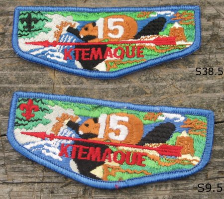15s38dot5 Ktemaque Lodge #15 Exceptional Service Flaps