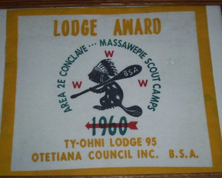 2e-1960-conclave-award 1960 Area 2-E Lodge Award