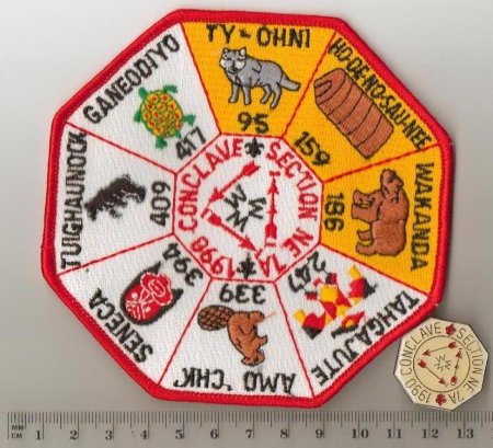 ne-7a-1990-patch-and-pin Section NE-7A 1990 Pocket Patch and Pin