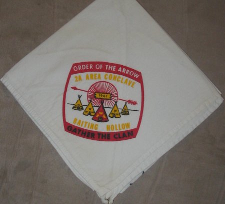 2a-1961-n 1961 Area 2-A Neckerchief