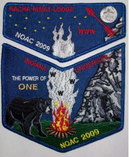 86s35x18 Nacha Nimat Lodge #86 2009 NOAC Delegate S35 X18