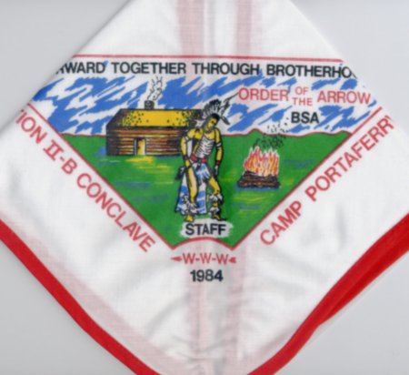 ne-2b-1984-n-staff 1984 Section NE-2B Staff Neckerchief