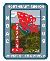 ner-2009-noac 2009 Northest Region NOAC Patch