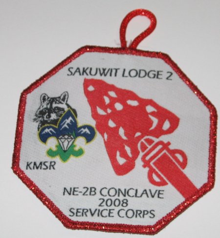 Sakuwit Lodge #2 2008 NE-2B Service Corps X26
