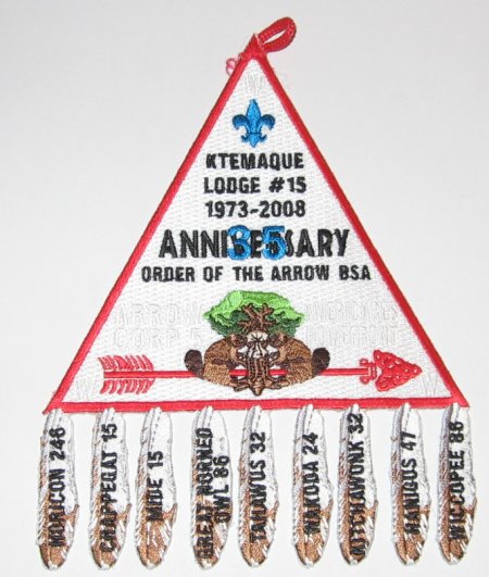 15x12 Ktemaque Lodge #15 35th Anniversary X12