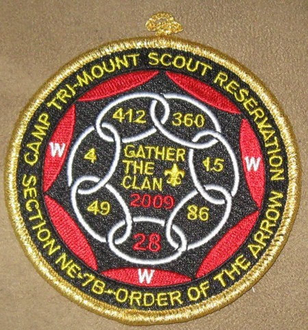 ne-7b 2009 r2 Section NE-7B Very Important Arrowman Patch