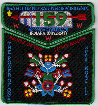 1592 S46 X21 009delegateset Ho-De-No-Sau-Nee Lodge #159 2009 NOAC Delegate Set S46 X21