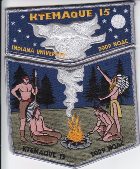 15S44X17 Ktemaque Lodge #15 2009 NOAC Delegate Set S44 X17