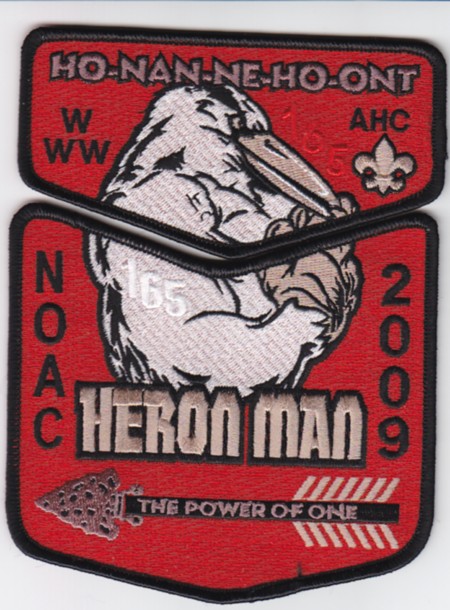 165S29ax9a Ho-Nan-Ne-Ho-Ont Lodge #165 2009 NOAC Trader Set S29a X9a