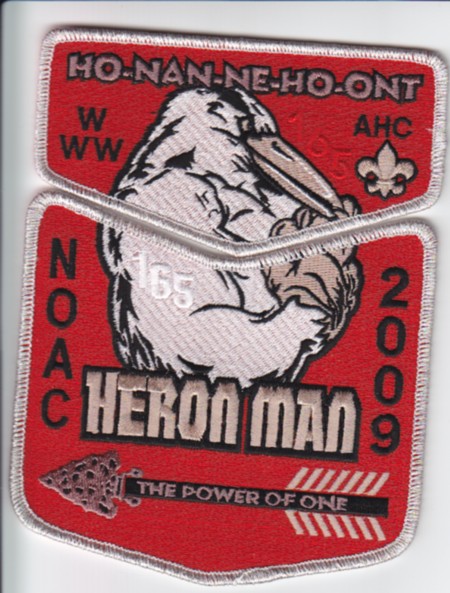 165s30ax10a Ho-Nan-Ne-Ho-Ont Lodge #165 2009 NOAC Delegate Set S30a X10a