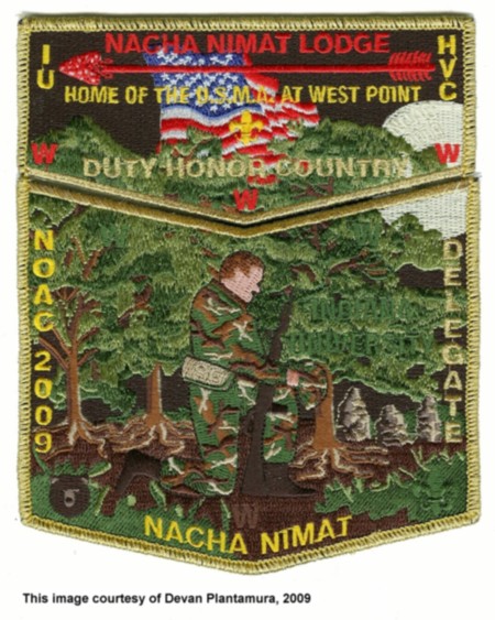 Nacha Nimat 86 2009 NOAC Delagate Patches Nacha Nimat Lodge #86 2009 NOAC Delegate S39 X19