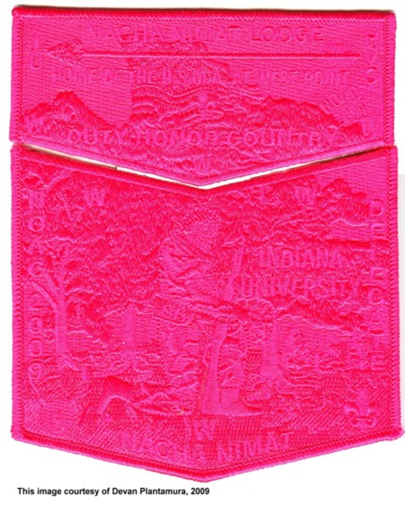 Nacha Nimat 86 2009 NOAC Delagate Pink Patches Nacha Nimat Lodge #86 2009 NOAC Delegate S40 X20