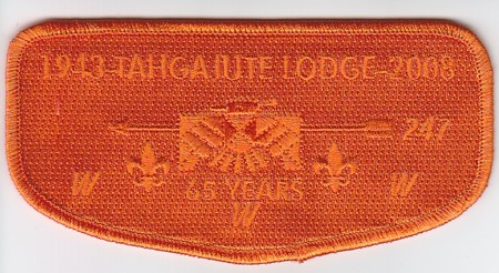 Tahgajute Lodge #247 65th Anniversary S18