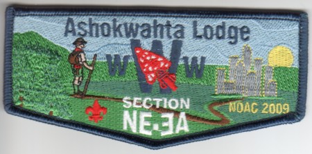 339s17 Ashokwahta Lodge #339 Section NE-3A 2009 NOAC Flap S21