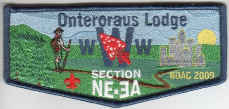 Onteroraus Lodge #402 Section NE-3A 2009 NOAC Flap S49