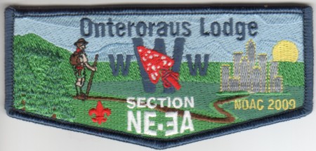 402S49 Onteroraus Lodge #402 Section NE-3A 2009 NOAC Flap S49