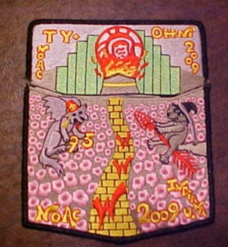 Ty-Ohni Lodge #95 2009 NOAC Delegate Set S45 X18