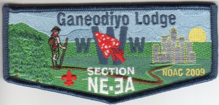 Ganeodiyo Lodge #417 Section NE-3A 2009 NOAC Flap S28