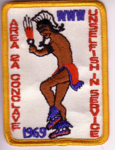 2A 1969 X Area 2-A 1969 Pocket Patch