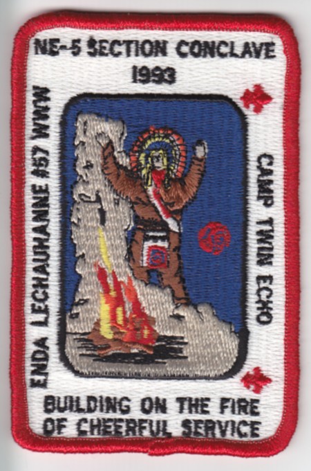 NE-5 1993 X Section NE-5 1993 Pocket Patch