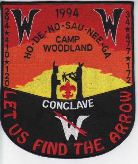 NE-7B 1994 J Section NE-7B 1994 Jacket Patch approximately 7" by 9"